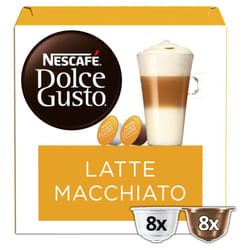 NESCAF? Dolce Gusto Latte Macchiato Coffee Pods - total of 48 Latte Macchiato Coffee Pods - (3 Packs)