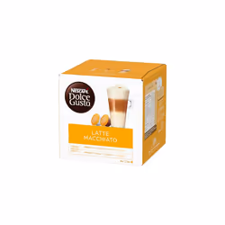 NESCAF? Dolce Gusto Latte Macchiato Coffee Pods - total of 48 Latte Macchiato Coffee Pods - (3 Packs)