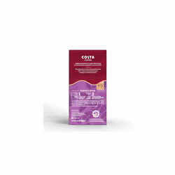 Costa Dark Intense Roast Aluminium Coffee Pods (Pack of 10, Total 100 Coffee Capsules)