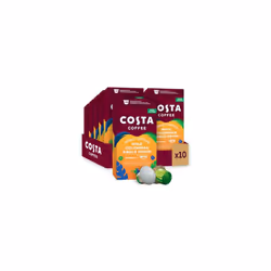 Costa Bold Colombian Single Origin Aluminium Coffee Pods (Pack of 10, Total 100 Coffee Capsules)