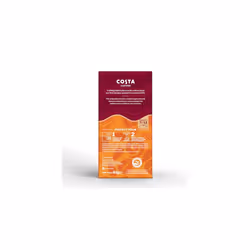 Costa Smooth Medium Roast Aluminium Coffee Pods (Pack of 10, Total 100 Coffee Capsules)