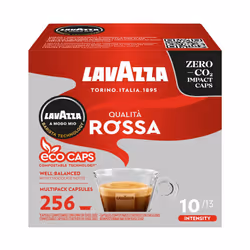 Lavazza, A Modo Mio Qualit? Rossa, Coffee Capsules, Arabica and Robusta, Full and Sustained Taste, Intensity 10/13, Medium Ro ...