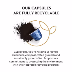 Nespresso Original Coffee Pods, 50 Mixed Pack - 10 Volluto, 10 Roma, 10 Cosi, 10 Vivalto and 10 Arpeggio Capsules for Nespresso Machines. Make