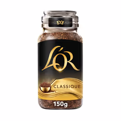 L'OR Classique Instant Coffee 150g (Pack of 6 Jars, Total of 900g) (Packing may Vary).