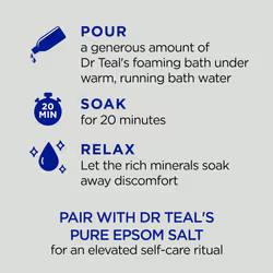 Dr Teal's Hemp Seed Oil Foaming Bath