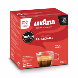 Lavazza A Modo Mio Espresso Passionale, Coffee Capsules, 100% Arabica, Warm and Inviting Taste, Intensity 11/13, Dark Roastin ...