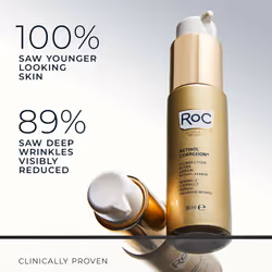 RoC - Retinol Correxion Wrinkle Correct Face Serum - Daily Anti-Wrinkle & Aging Treatment - Visible Wrinkle Reduction Formula - Pure RoC Retinol -