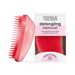Tangle Teezer | The Thick & Curly Detangling Hairbrush | Strong Two-Tiered Teeth | Palm-Friendly | Suitable for Wet & Dry Hair |Get Frizz-Free,