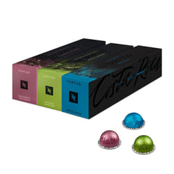 Nespresso Vertuo Coffee Pods, 30 Mixed Pack Master Origins - 10 x Mexico, 10 X Colombia, 10 X Costa Rica. Make Espressos, Cappuccino, Lattes and Iced