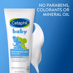 Cetaphil Baby Ultra Soothing Lotion with Shea Butter | Moisturize and Soothe Dry Skin|8 oz