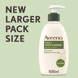 Aveeno Baby Daily Care Moisturising Lotion (150ml) and Gentle Bath and Wash (400ml), Moisturising Body Lotion and Wash for Newborns and Infants with