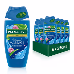 Palmolive Shower Gel Aroma Sensations Massage ? 250 ml (Pack of 6)