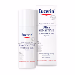 Eucerin UltraSensitive Soothing Care Day Cream (Dry Skin) 50ml, Face Cream for Sensitive and Hypersensitive Skin, Irritation ...