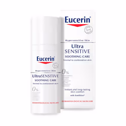 Eucerin UltraSensitive Soothing Care Day Cream (Normal to Combination Skin) 50ml, Face Cream for Sensitive and Hypersensitive ...