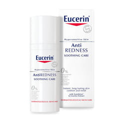 Eucerin AntiRedness Soothing Care Night and Day Cream 50ml, Face Moisturiser for Hypersensitive and Redness-Prone Skin, Rich Anti-Redness Face Cream,