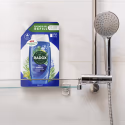 Radox Mineral Therapy Feel Awake 2-in-1 Body Wash & Shampoo Eco Refill Shower Gel with a sea mineral & fennel fragrance for a refreshing experience
