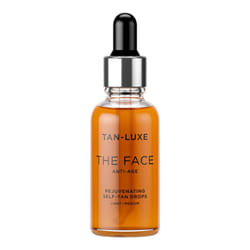 Tan-Luxe THE FACE Self Tan Drops, Light/Medium (30 ml) Add Anti-Aging Tanning Drops to Skin Care for Custom Face Tan, Cruelty Free & Vegan