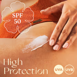 Hawaiian Tropic Glowing Protection Sunscreen Lotion, Water Resistant SPF 50 UVA + UVB Protection Suncream, Tropical Scent Sun Lotion with Shea Butter,
