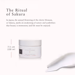 RITUALS Body Cream from The Ritual of Sakura, 220 ml - with Rice Milk, Cherry Blossom, Antioxidants, Vitamin E & Centella Asiatica - Skin Nourishing &