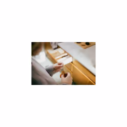 Fiskars Manicure scissors, curved, scissor length 10 cm, quality steel/plastic, Classic, 1000813, orange
