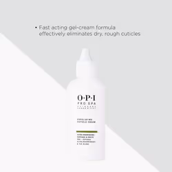 OPI ProSpa Fast-Acting Exfoliating Cuticle Cream, Eliminates Dry Rough Cuticles while Deeply Nourishing Nails with Cupuacu & White Tea, 27ml
