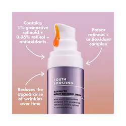 e.l.f. SKIN Youth Boosting Advanced Night Retinoid Serum, Anti-ageing Serum For Reducing Appearance of Fine Lines & Wrinkles, Vegan & Cruelty-Free