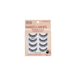 Ardell False Eyelashes Naked Lash 421 4 Pack Multipack Black Subtle Volume And Length Beautiful Soft Lightweight Lashes Super Soft Comfortable