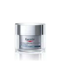 Eucerin Hyaluron-Filler Night Cream 50ml, Nourishing Night Moisturiser with Anti-Ageing Hyaluronic Acid, Fills, Stimulates and Defends Complexion
