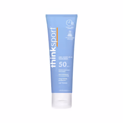ThinkSport Sunscreen 50 SPF 89ml (3oz) - Safer Zinc Oxide Mineral Formulation - Ideal for all Sport and Outdoor Pursuits - No ...