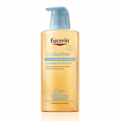 Eucerin AtoControl Bath & Shower Oil 400ml, Soap-Free and Fragrance-Free Body Cleansing Oil, Enriched with Omega-3 and Omega- ...