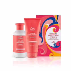 Wella Professionals Invigo Color Brilliance Vibrant & Protected Colour Hair Gift Set, Color Brilliance Shampoo 300ml & Color  ...