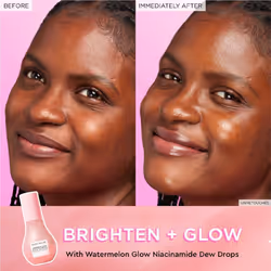 Glow Recipe Niacinamide Dew Drops Face Serum - Hydrating Skin Care & Illuminating Makeup Primer for Dewy, Glass Skin - Hyaluronic Acid Serum for Face