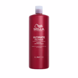 Wella Professionals Ultimate Repair Shampoo, Deep Repair for Damaged Hair, with AHAs and Omega 9 to Rebuild and Strengthen, W ...