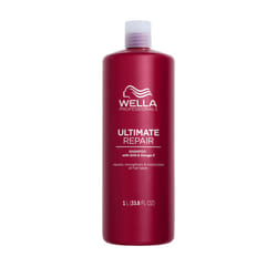Wella Professionals Ultimate Repair Shampoo, Deep Repair for Damaged Hair, with AHAs and Omega 9 to Rebuild and Strengthen, With Metal Purifier
