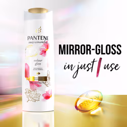 Pantene Colour Shampoo And Conditioner Set + Leave-In Conditioner Spray With Biotin and Niacinamide, Transform Damaged Coloured Hair From Dull To