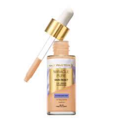 Max Factor Miracle Pure Skin Reset Serum Foundation 30-40 Fair to Light, 2-in-1 Serum Formula, Healthy Looking Skin, Medium C ...
