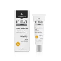Heliocare 360? Pigment Solution Fluid, SPF50 Sun Cream with Anti-Pigmentation Protection, Protects Against UVA, UVB, Visible Light and Infrared