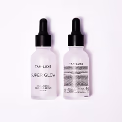 Tan Luxe SUPER GLOW Self Tan Serum, (30 ml) Daily Gradual Self Tanning Skincare, Cruelty Free & Vegan