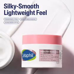 Cetaphil Day Cream SPF 15, 50g, Healthy Radiance Brightening Face Moisturiser For Hyperpigmentation, With Niacinamide