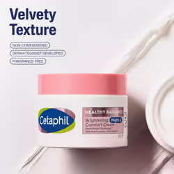 Cetaphil Night Cream, 50g, Healthy Radiance Face Brightening Moisturiser For Hyperpigmentation, With Niacinamide