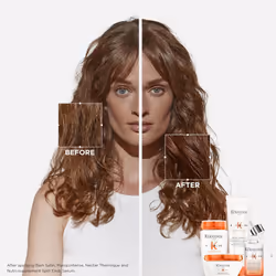 K?rastase Nutritive, Gentle Hydrating Shampoo for Dry Hair, Nourishing Protein Formula with Niacinamide, Moisturises, Softens and Restores Shine, Bain