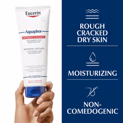 Eucerin Aquaphor Soothing Skin Balm 45ml, Repairing Cream for Dry, Cracked and Irritated Skin, Fragrance-Free Ointment Ideal for Hands, Feet, and