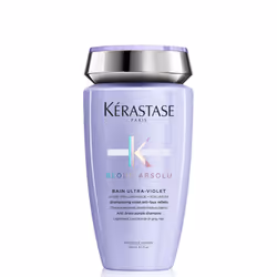 K?rastase Blond Absolu, Anti-Brass Purple Shampoo, Toning, For Cool Blondes and Grey Hair, With Hyaluronic Acid and Edelweiss ...