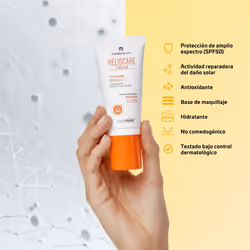 Heliocare Gelcream Colour Light SPF 50 50ml / Sun Cream For Face / Daily UVA UVB Anti-Ageing Sunscreen Protection / Suits All Skin Types /