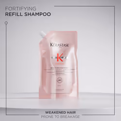 K?rastase Genesis, Nourishing & Fortifying Shampoo, For Weakened Hair, With Ginger Root & Edelweiss Flower, Bain Hydra-Fortifiant, 500ml Refill