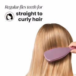 Tangle Teezer The Ultimate Detangler Chrome Hairbrush | For Wet & Dry Hair | Detangles All Hair Types | Reduces Breakage, Eliminates Knots |