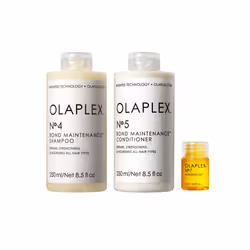 Olaplex Wash and Shine Hair Kit: No. 4, 5, 7, Shampoo & Conditioner Set to Cleanse, Hydrate, & Control Frizz Up to 72 Hours,  ...