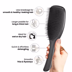 Tangle Teezer | The Large The Ultimate Detangler Hairbrush | Perfect for Long, Thick, Curly & Textured Hair | Two-Tiered Teeth for Gentle Detangling |