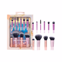 Real Techniques Travel Fantasy Mini Brush Kit, Makeup Brushes For Eyeshadow, Highlight, Contour, Powder, and Concealer, Trave ...