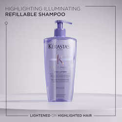 K?rastase Blond Absolu, Hydrating Illuminating Shampoo, For Lightened, Highlighted and Grey Hair, With Hyaluronic Acid & Edelweiss Flower, Bain